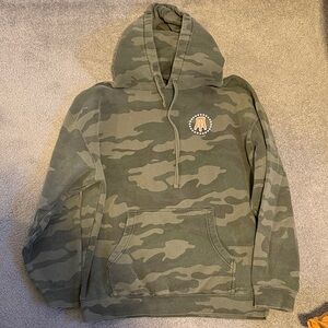 Barstool Sports Green Camouflage Hoodie